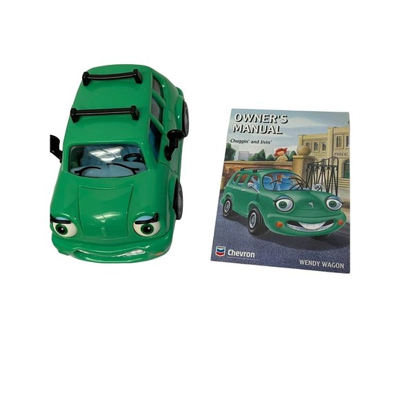 The Chevron Cars Collectible Toy Car 1996 Wendy Wagon No 2 1/2" x 3' X 2 1/2" - Picture 3 of 14